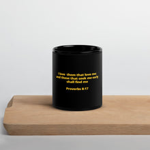 Load image into Gallery viewer, Black Glossy Mug