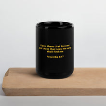 Load image into Gallery viewer, Black Glossy Mug