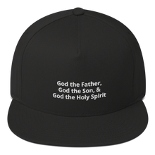 Load image into Gallery viewer, God the Father, God the Son, &amp; God the Holy Spirit Flat Bill Cap