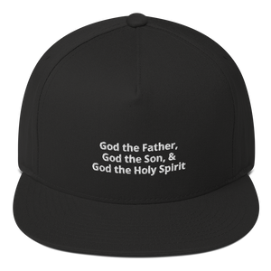 God the Father, God the Son, & God the Holy Spirit Flat Bill Cap