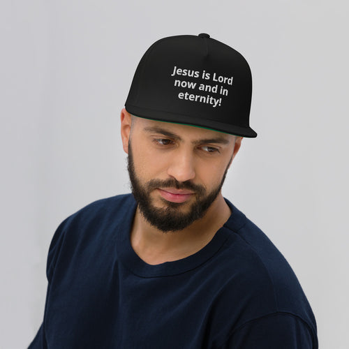 Jesus is Lord Flat Bill Cap