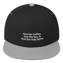 Load image into Gallery viewer, God the Father, God the Son, &amp; God the Holy Spirit Flat Bill Cap