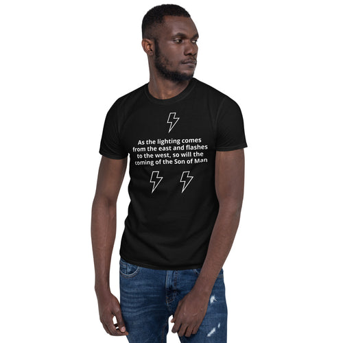 As the lighting comes Short-Sleeve Unisex T-Shirt