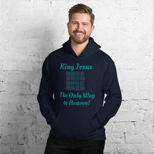 Load image into Gallery viewer, Jesus, the Only Way to Heaven Unisex Hoodie