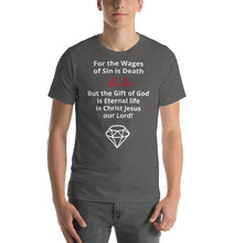 Load image into Gallery viewer, The Wages of Sin Short-Sleeve Unisex T-Shirt