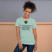 Load image into Gallery viewer, For Christ also suffered Short-Sleeve Unisex T-Shirt