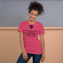 Load image into Gallery viewer, For Christ also suffered Short-Sleeve Unisex T-Shirt