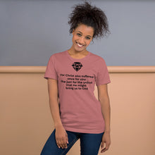 Load image into Gallery viewer, For Christ also suffered Short-Sleeve Unisex T-Shirt