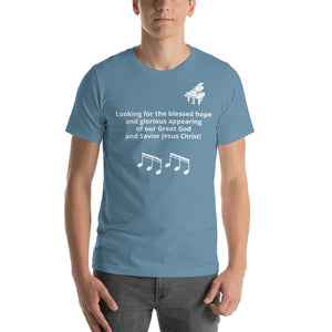 Blessed Hope - Piano Short-Sleeve Unisex T-Shirt