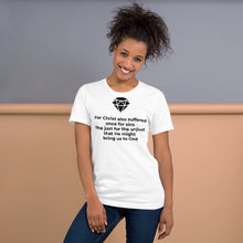 Load image into Gallery viewer, For Christ also suffered Short-Sleeve Unisex T-Shirt